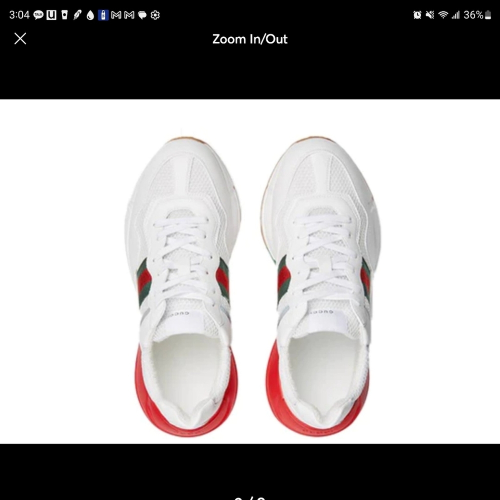 Gucci Rhyton 'White Red Green Reflective'